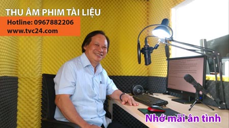 Thu âm phim tài liệu Nhớ mãi ân tinh